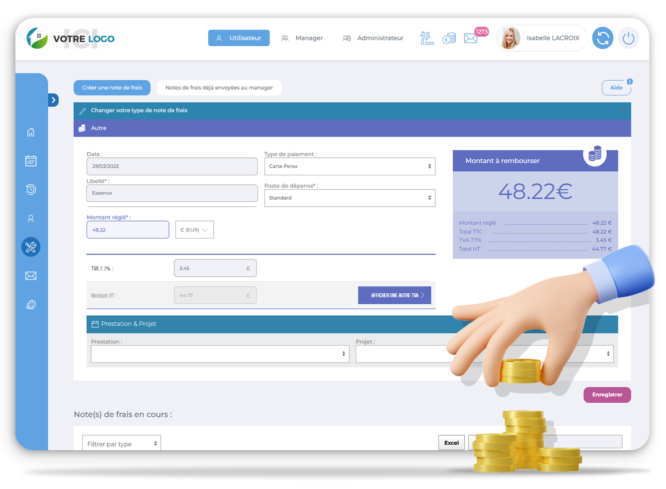 Logiciel GTA — Gestion des plannings, congés & notes de frais | e2Time